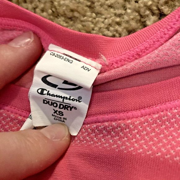 Champion Reebok Womens Workout Tops Pink Size XS Set of 3 - Picture 3 of 16